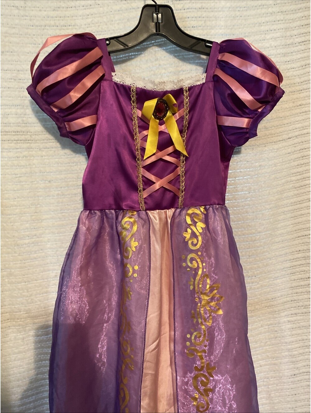 Rapunzel Purple & Gold Costume Tangled Inspired Child  No Size. 6-8???